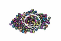 Koraliki literki KL3 Brewis czarne